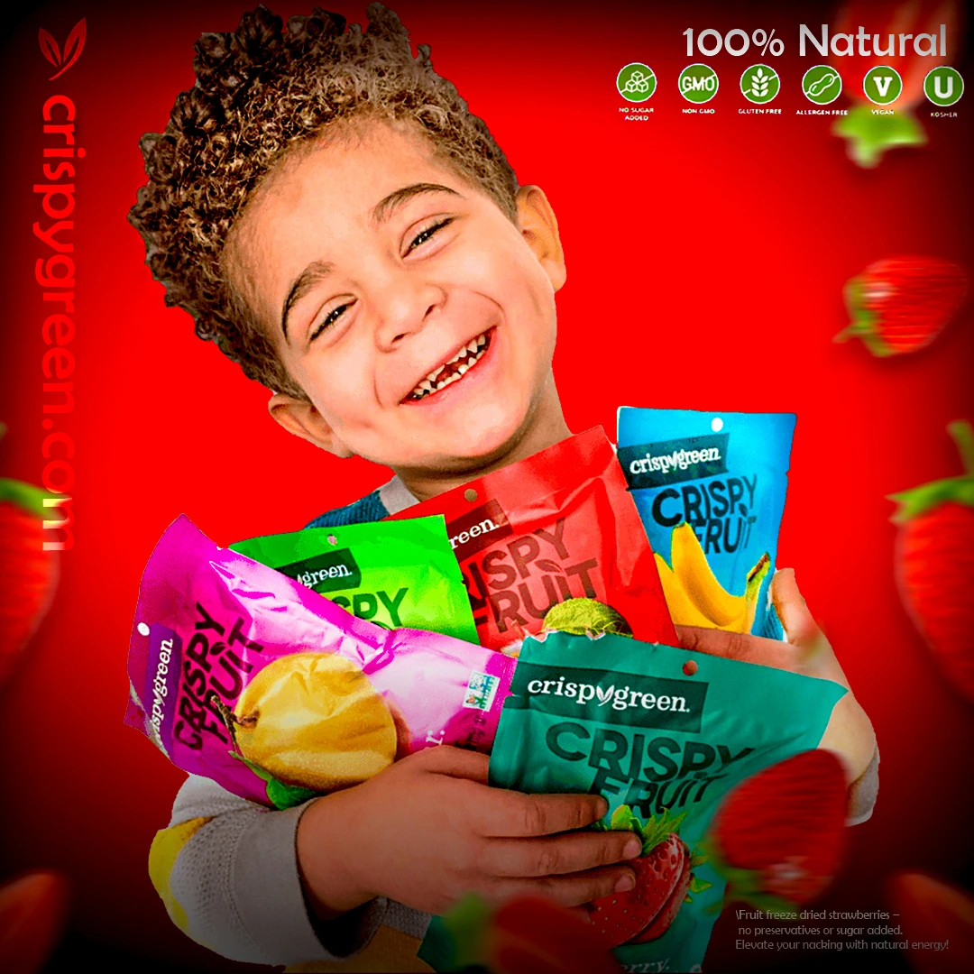Crispy Green food and beverage social media campaign design