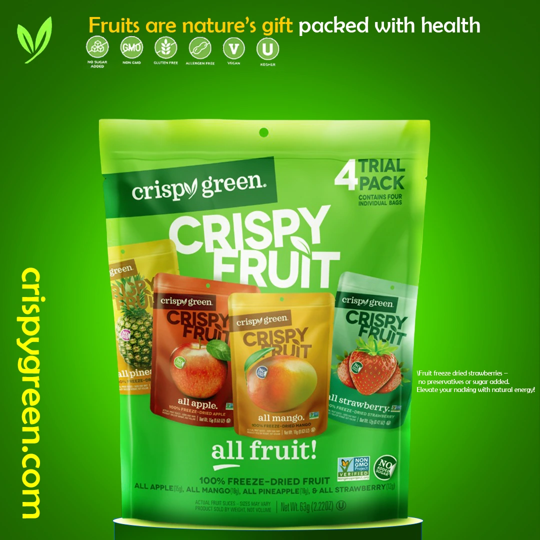 Second Crispy Green food campaign graphic