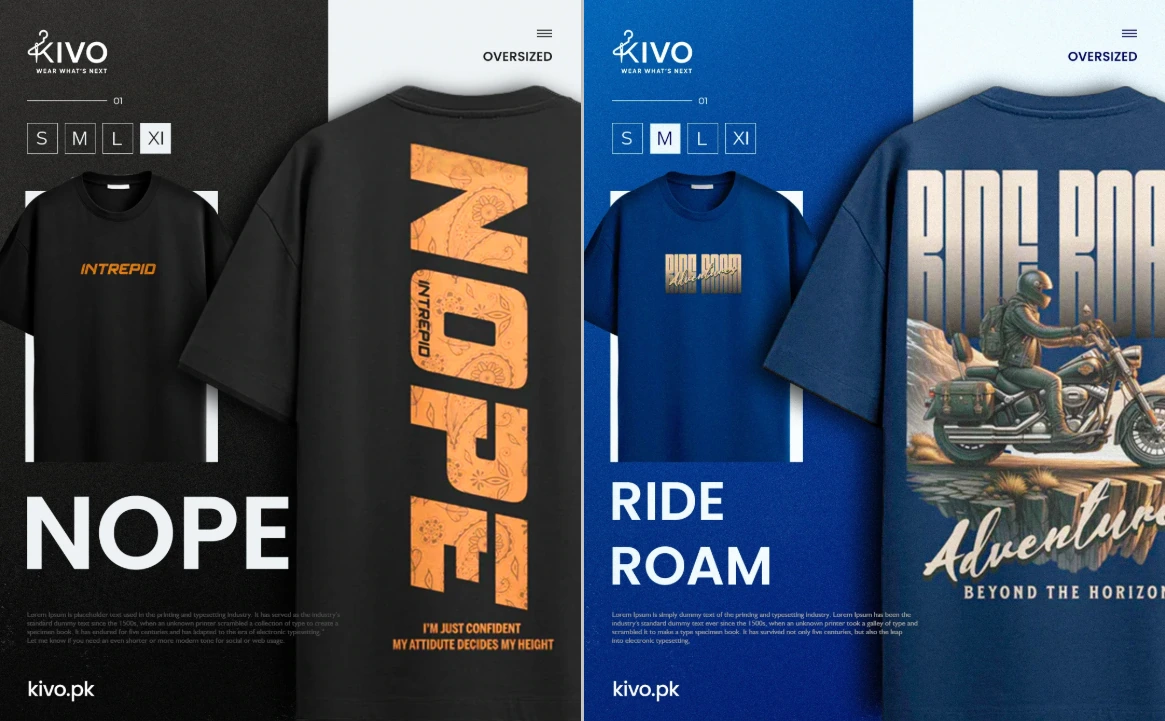 Advertising campaign artwork from M. Rafay’s existing graphic design portfolio